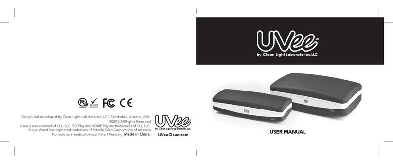 CLEAN LIGHT LABORATORIES UVEE user manual