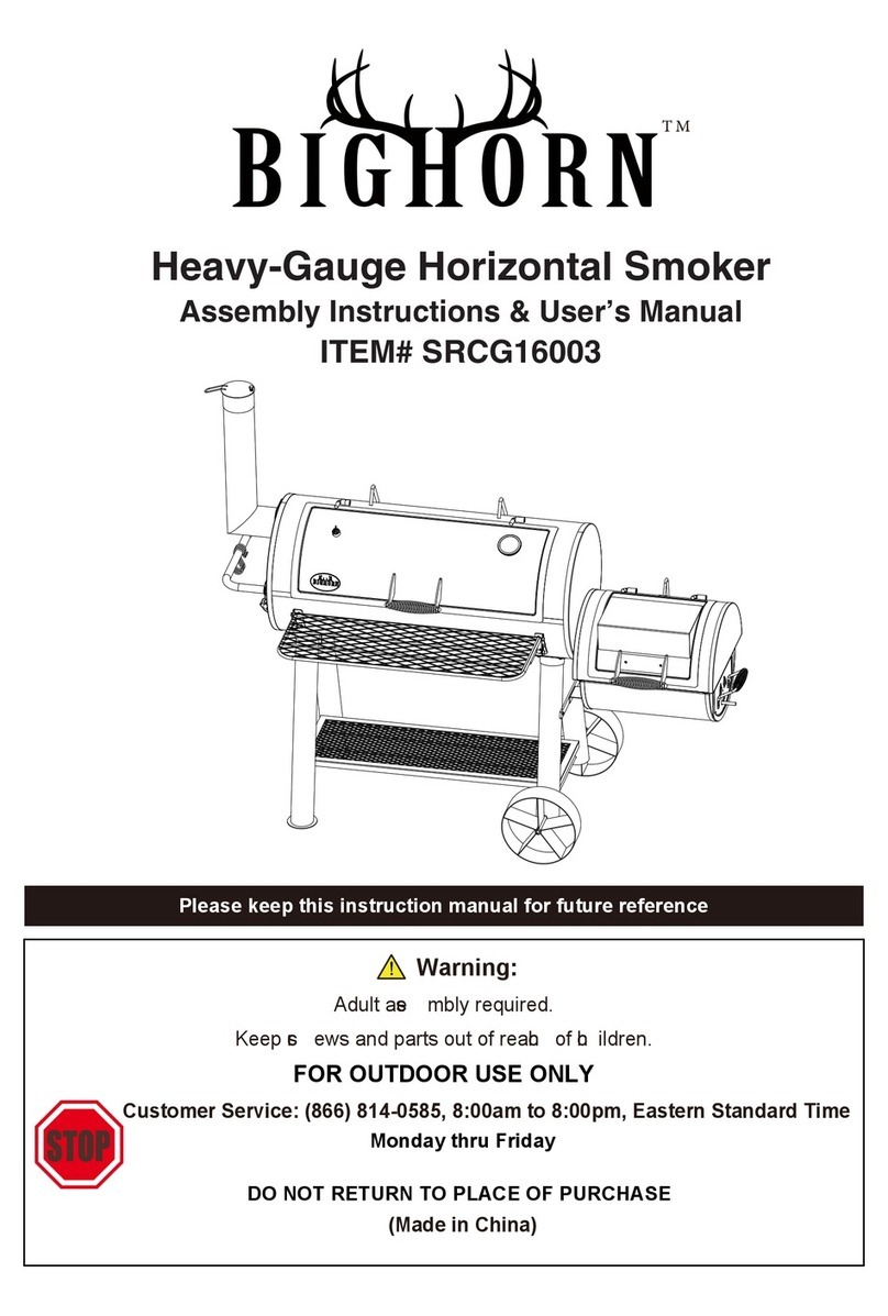 BIGHORN SRCG16003 Assembly instructions & user manual