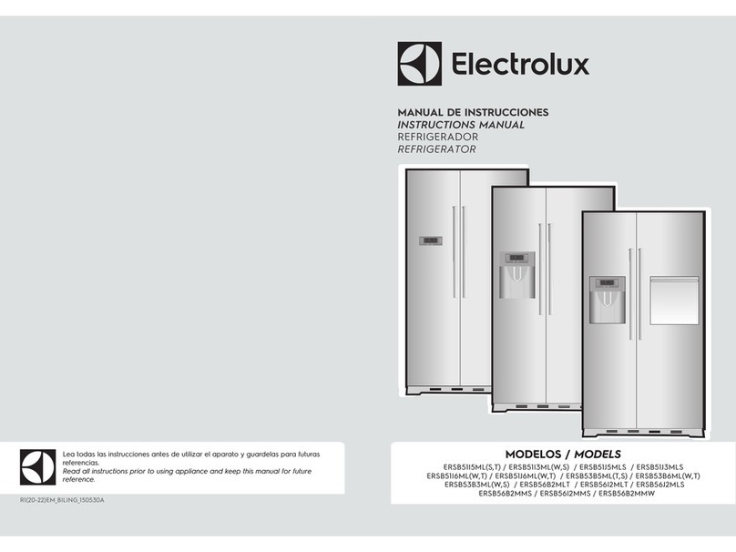 Electrolux ERSB51I5MLS instruction manual