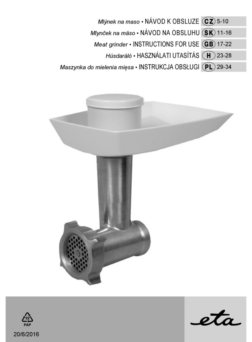eta 002891010 Instructions for use