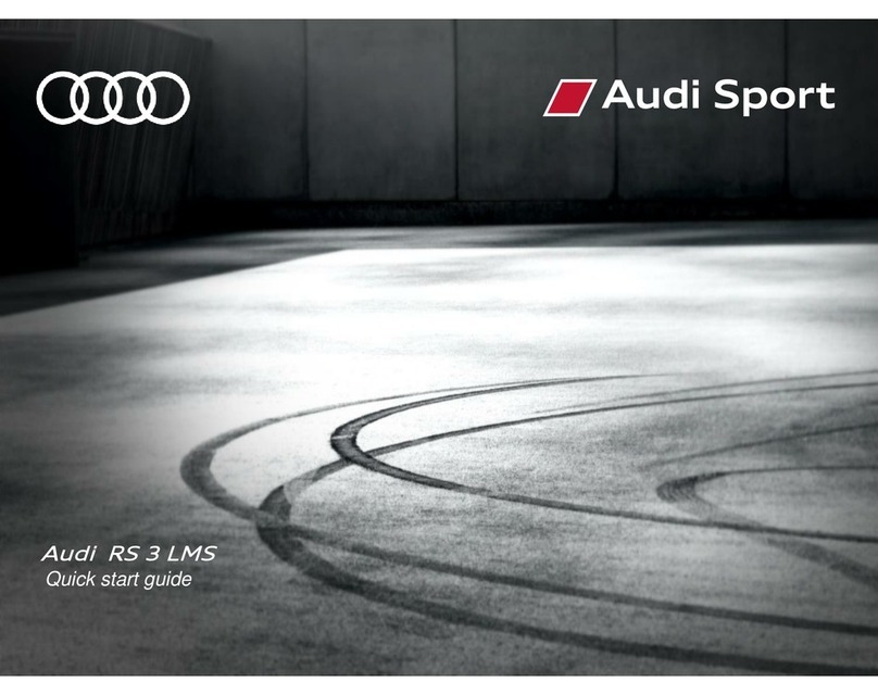 Audi RS 3 LMS SEQ User manual Audi RS 3 LMS SEQ User manual