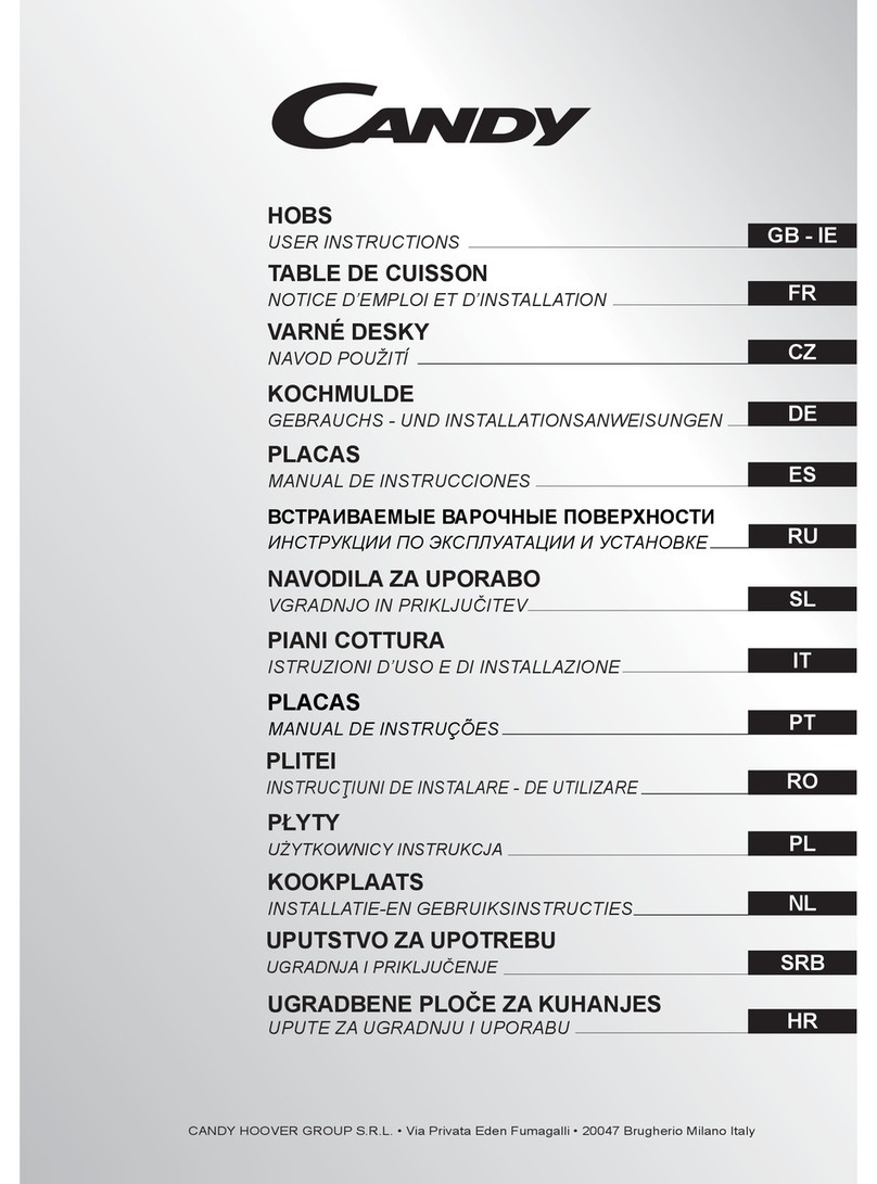 Candy PLV6S User manual