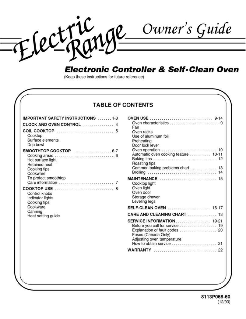 Magic Chef 6898XVB owner's guide