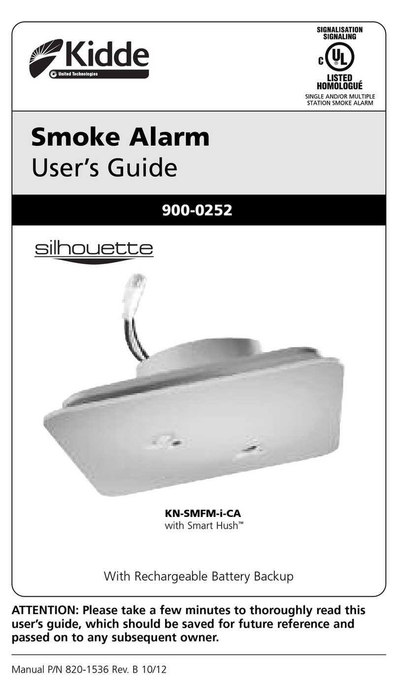 Kidde 900-0252 user guide