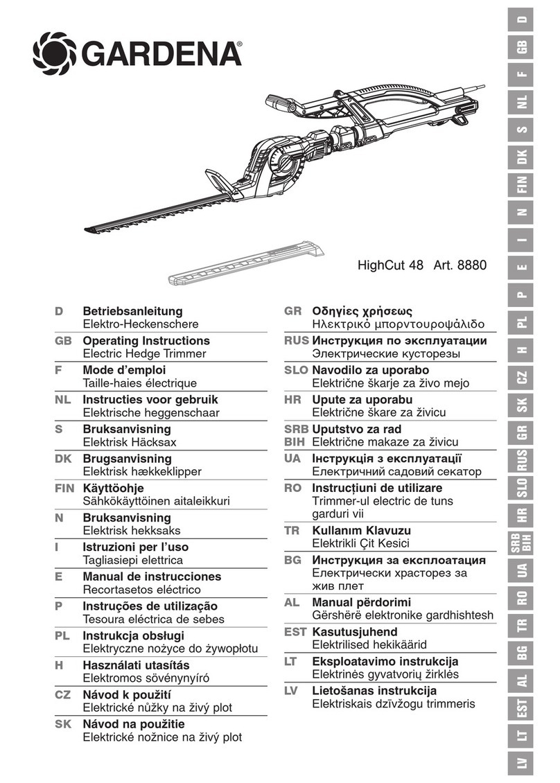 Gardena HighCut 48 User manual