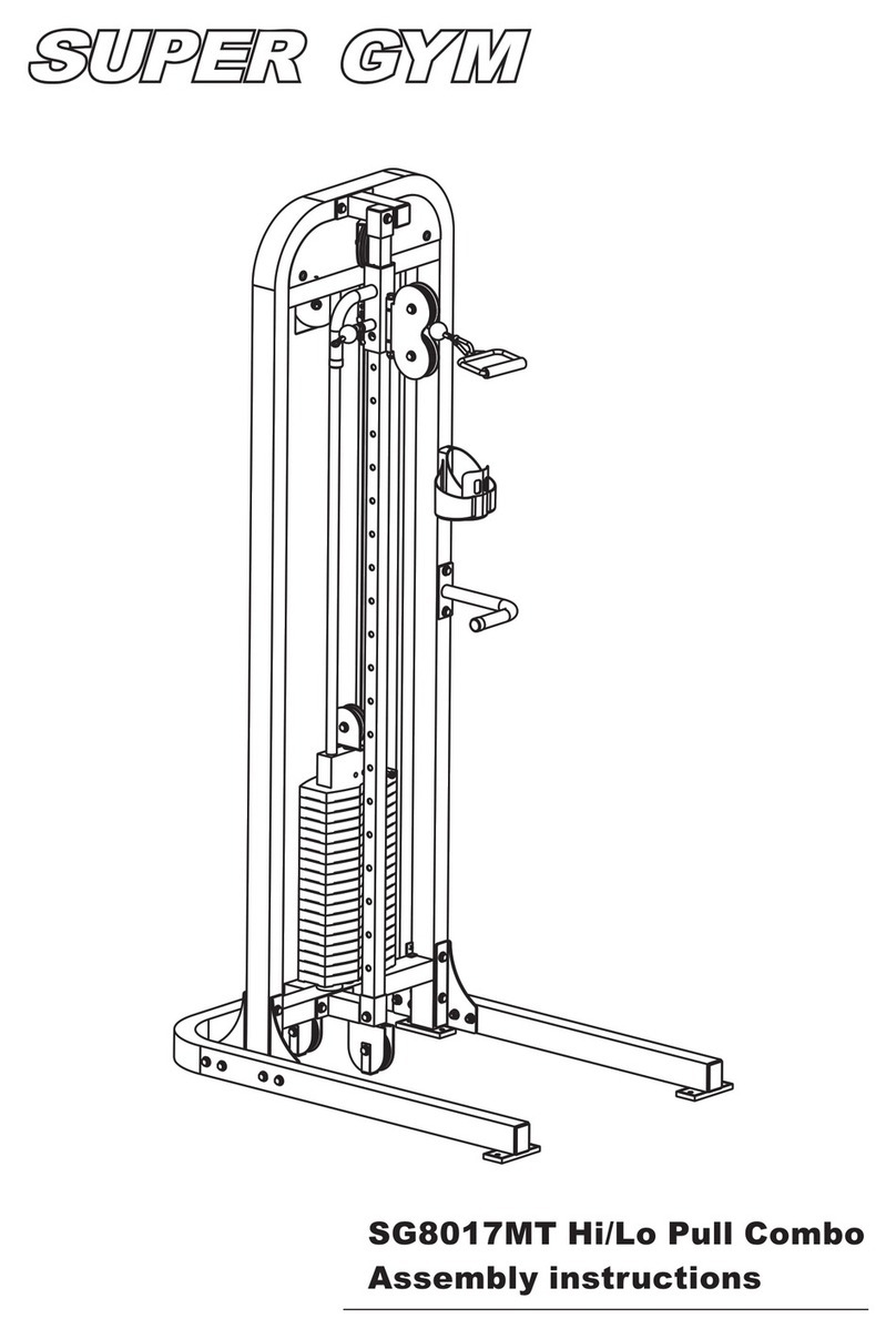 Super Gym’s SG8017MT Hi/Lo Pull Combo Assembly instructions Super Gym’s SG8017MT Hi/Lo Pull Combo Assembly instructions