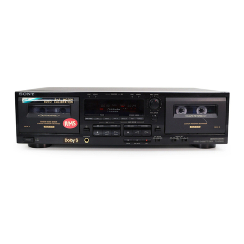 Sony TC-WR745S Service manual
