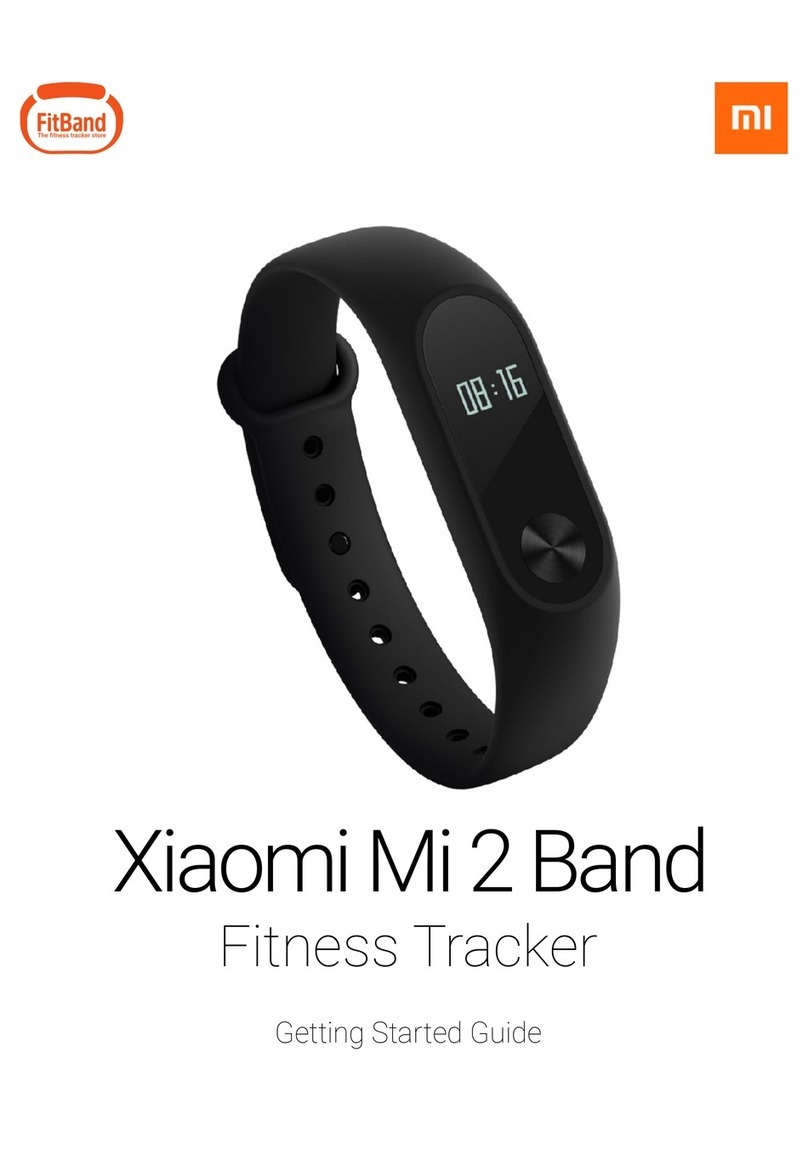 FitBand Xiaomi Mi 2 Band Getting started guide