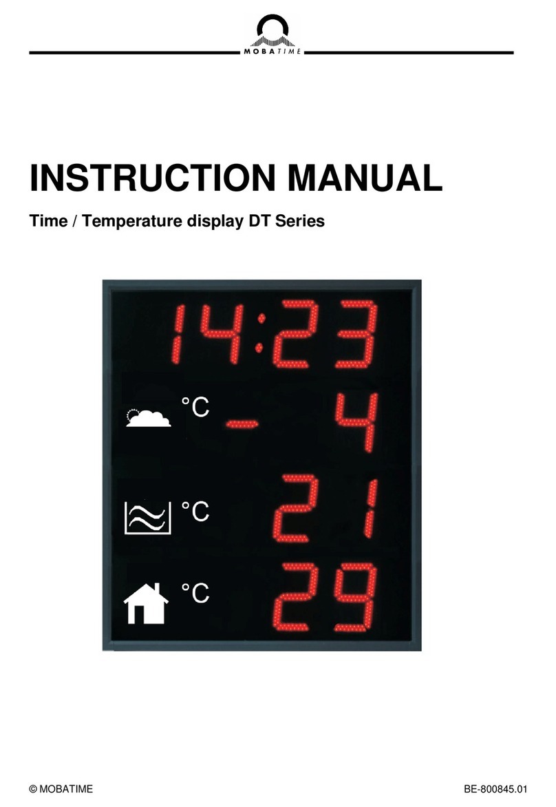 Mobatime DT.100.1C.1T instruction manual