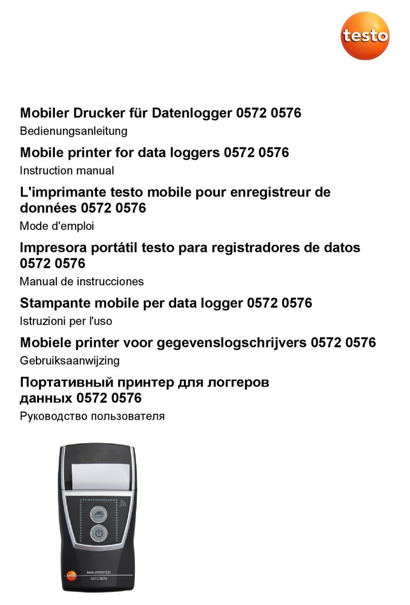 TESTO 0572 0576 User manual
