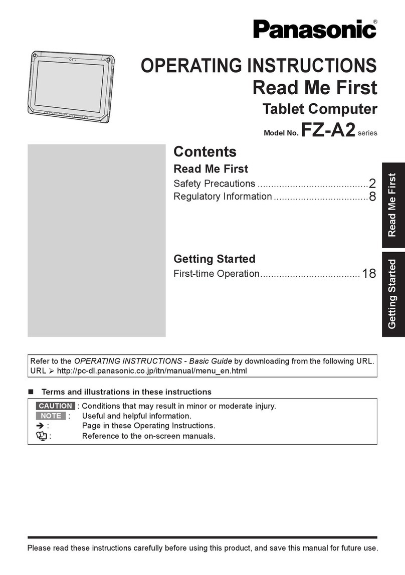 Panasonic FZ-A2 series User manual