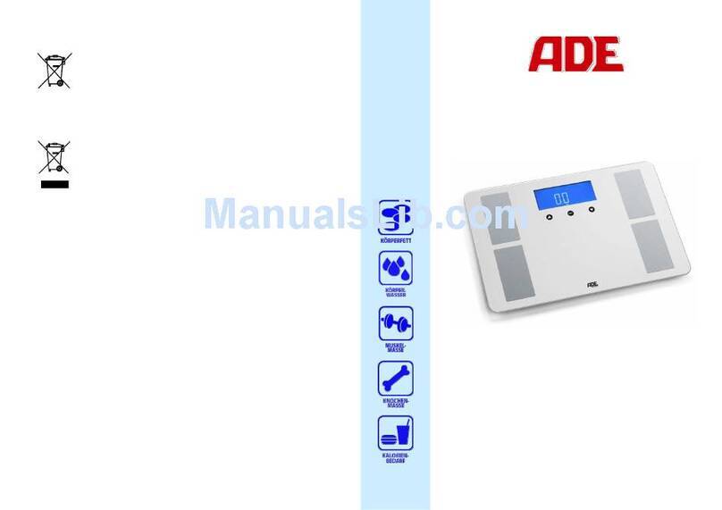 ADE BA 1100 User manual