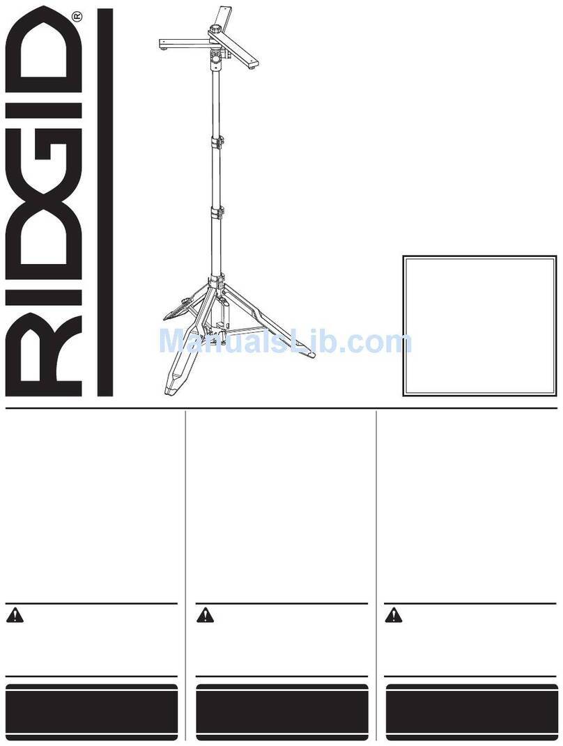 RIDGID R9937 Operator's manual