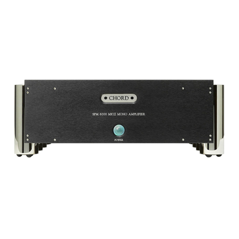 Chord SPM 6000 Mk2 User manual