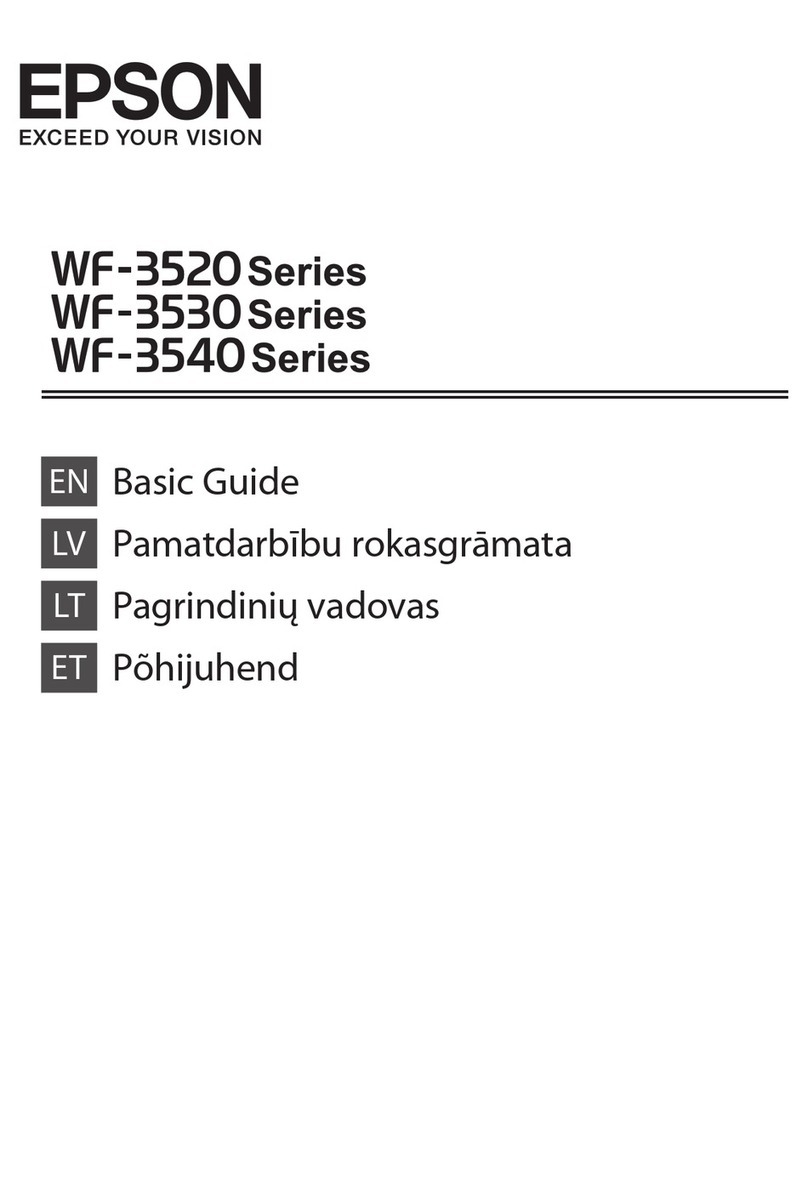 Epson WF-3520 Series User guide Epson WF-3520 Series User guide