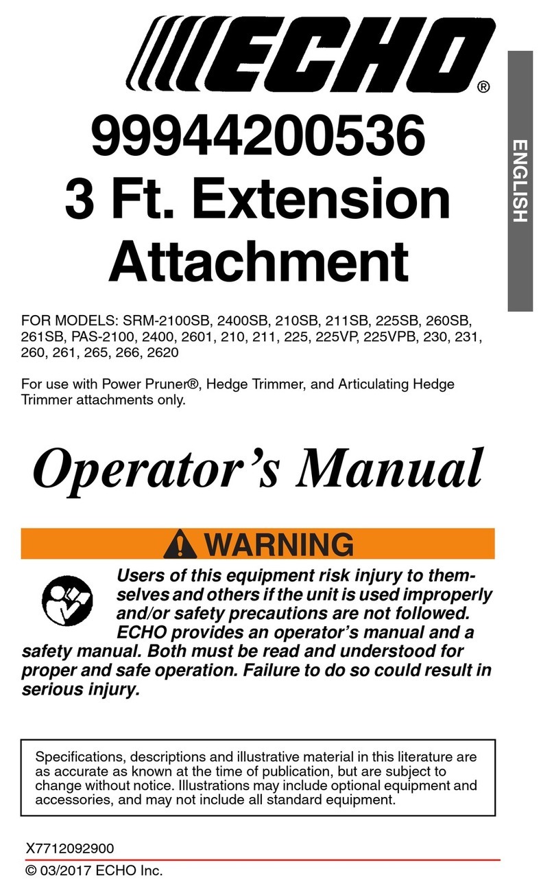 Echo SRM - 211SB User manual