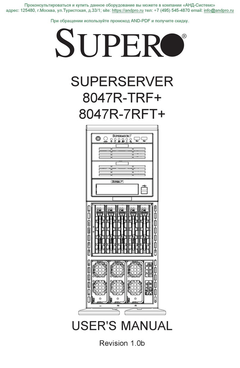 Supero SUPERSERVER 8047R-TRF+ user manual
