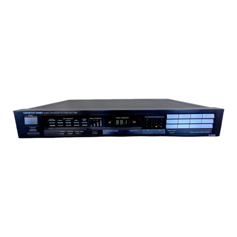 Onkyo T-4150 User manual
