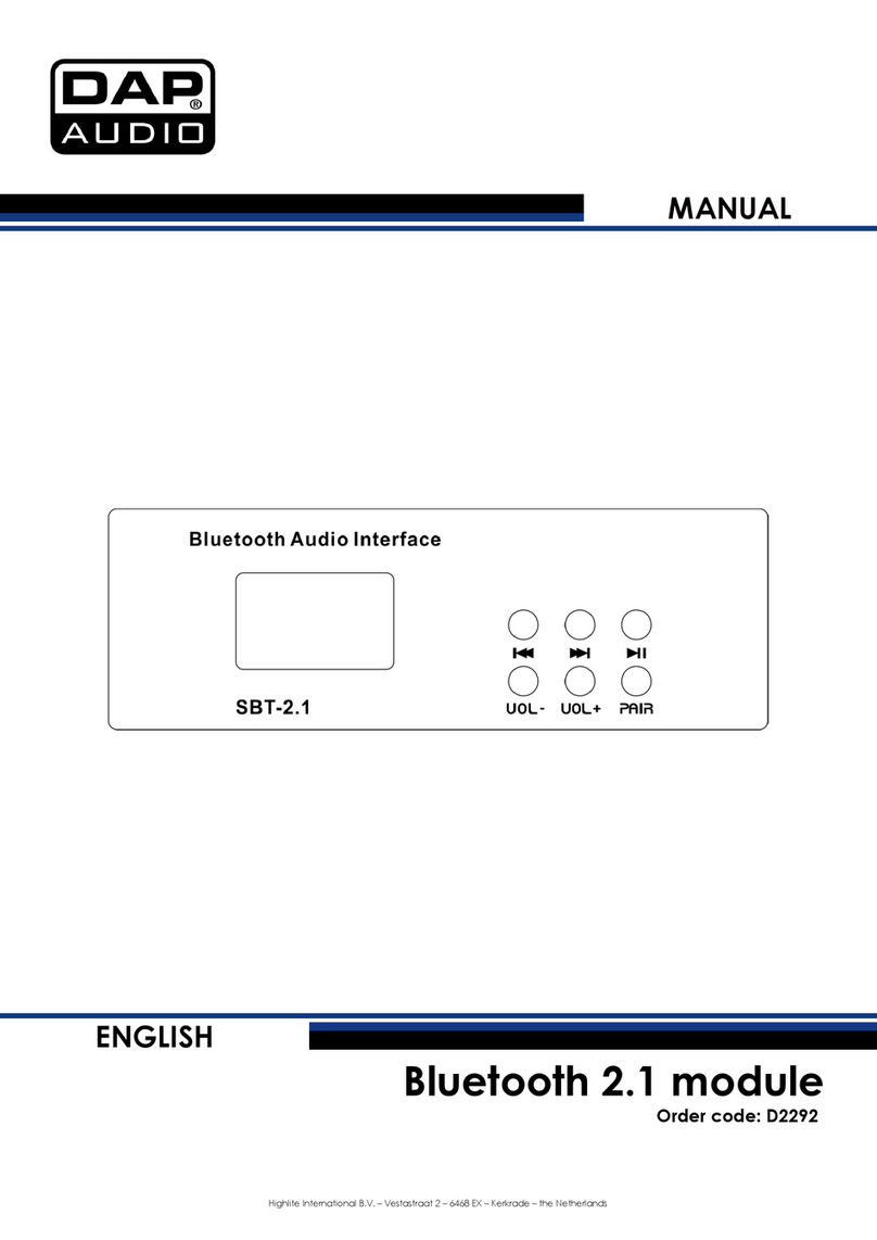 DAPAudio D2292 manual