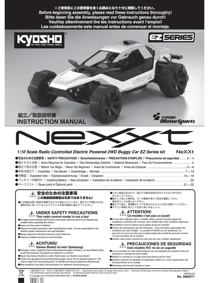 Kyosho nexxt ez series User manual