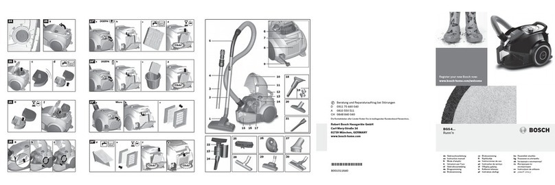Bosch BGS4.. Runn'n User manual