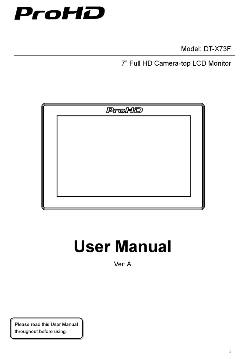 ProHD DT-X73F User manual