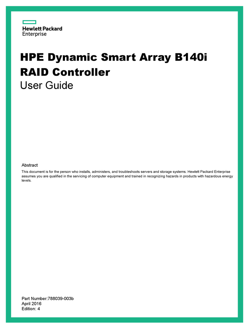 HP Smart Array B140i user guide HP Smart Array B140i user guide