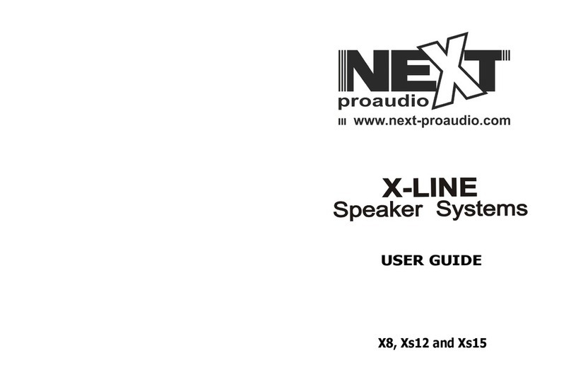Next X-line Xs15 User manual