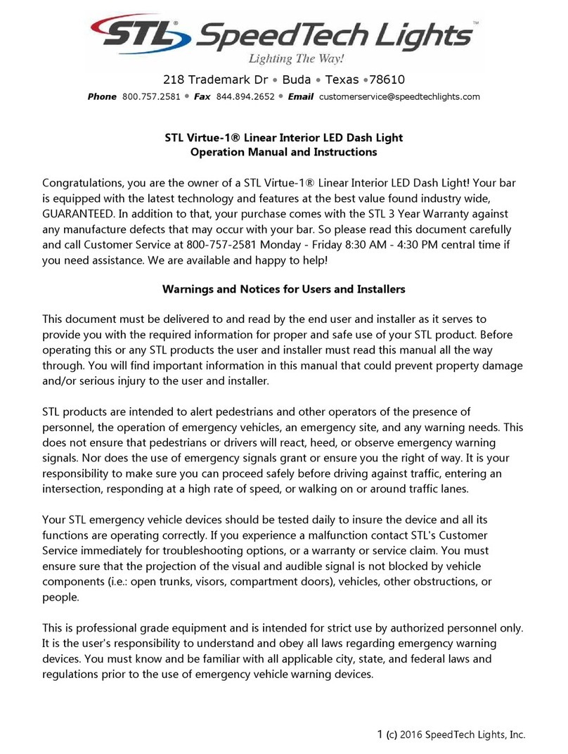 STL Virtue-1 Operation manual and instructions