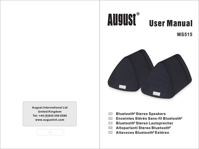 August MS515 user manual