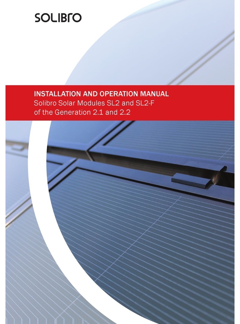 Solibro SL2 User manual