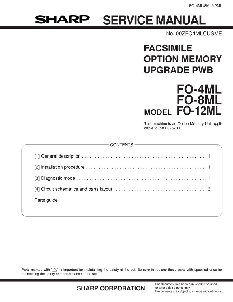 Sharp FO-4ML User manual