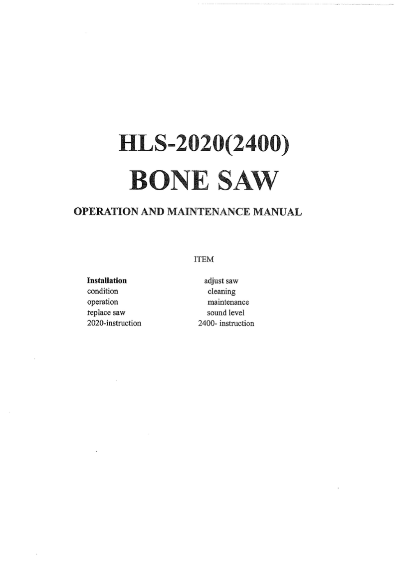 Gastrotop HLS-2020(2400) Operation and maintenance manual