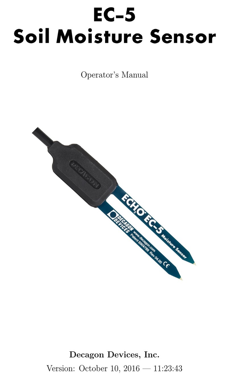 Decagon EC-5 Operator's manual