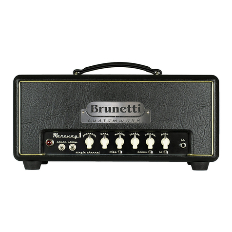 Brunetti mercury EL34 User manual Brunetti mercury EL34 User manual