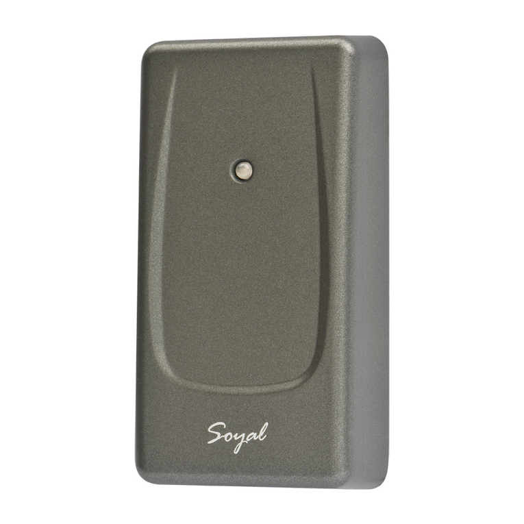 Soyal AR-723H instruction manual