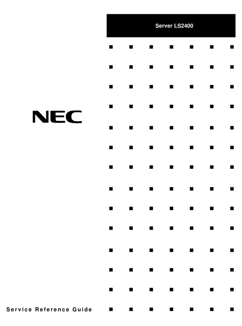 NEC LS2400 Service & reference guide