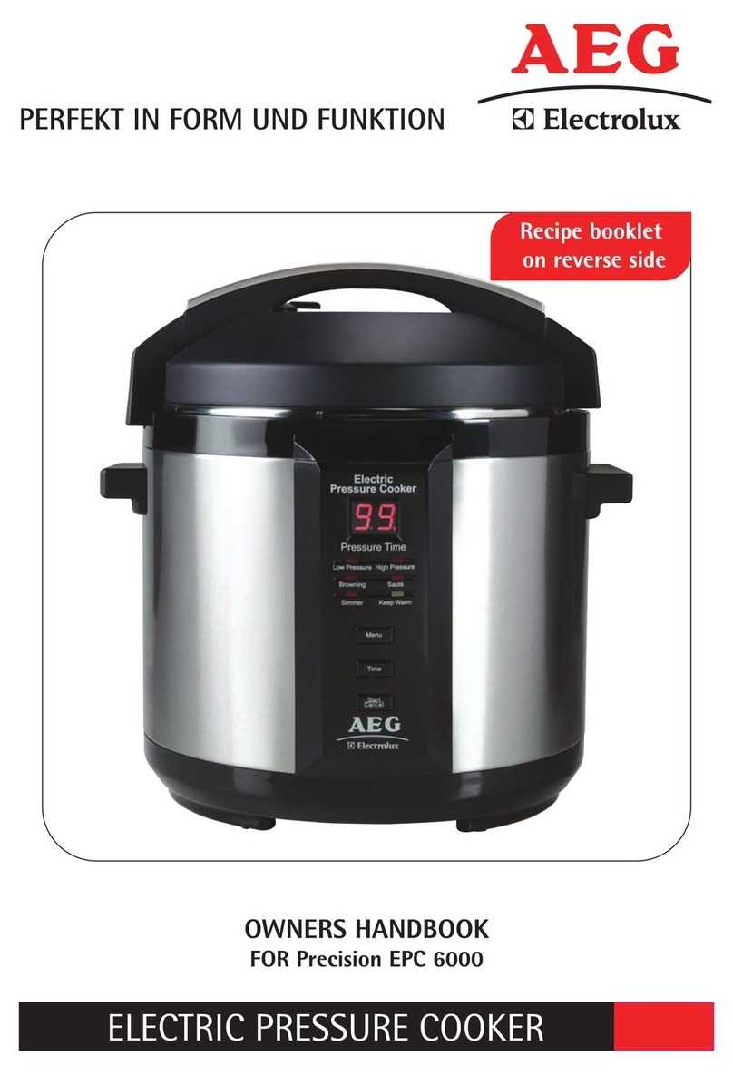 AEG precision EPC 6000 Owner's handbook