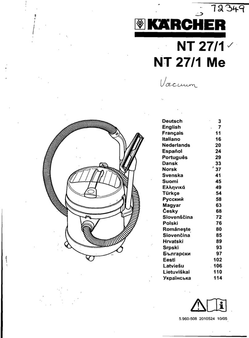 Kärcher NT 27/1 user manual