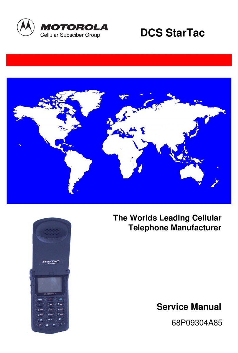 Motorola DCS StarTac User manual