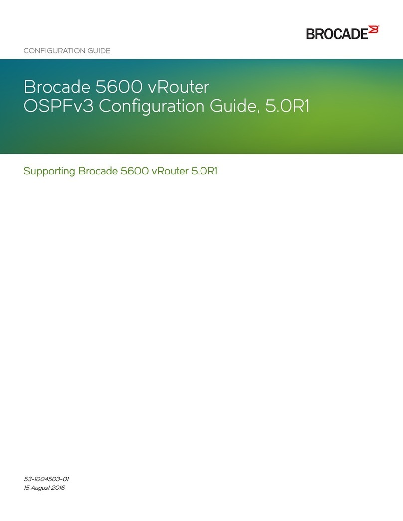 Brocade Communications Systems 5600 vRouter Configuration guide Brocade Communications Systems 5600 vRouter Configuration guide