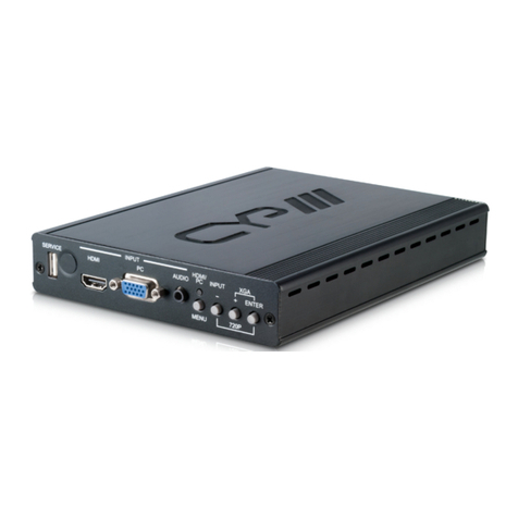 CYP PU-507TX-HDVGA User manual