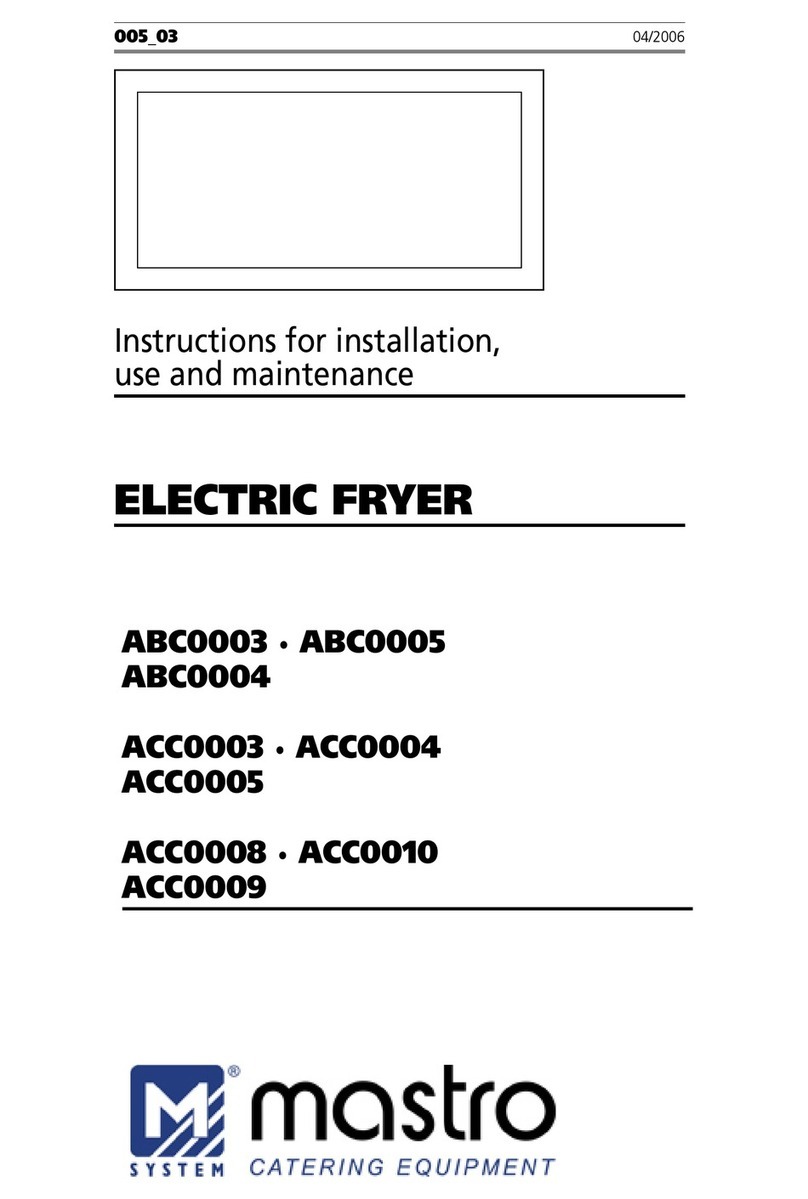 mastro ABC0003 Instructions for installation, use and maintenance
