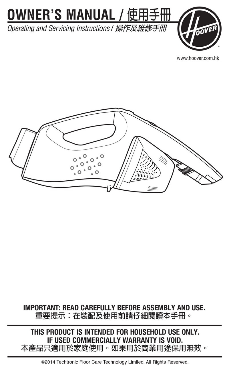 Hoover HH87-LX2-ID owner's manual