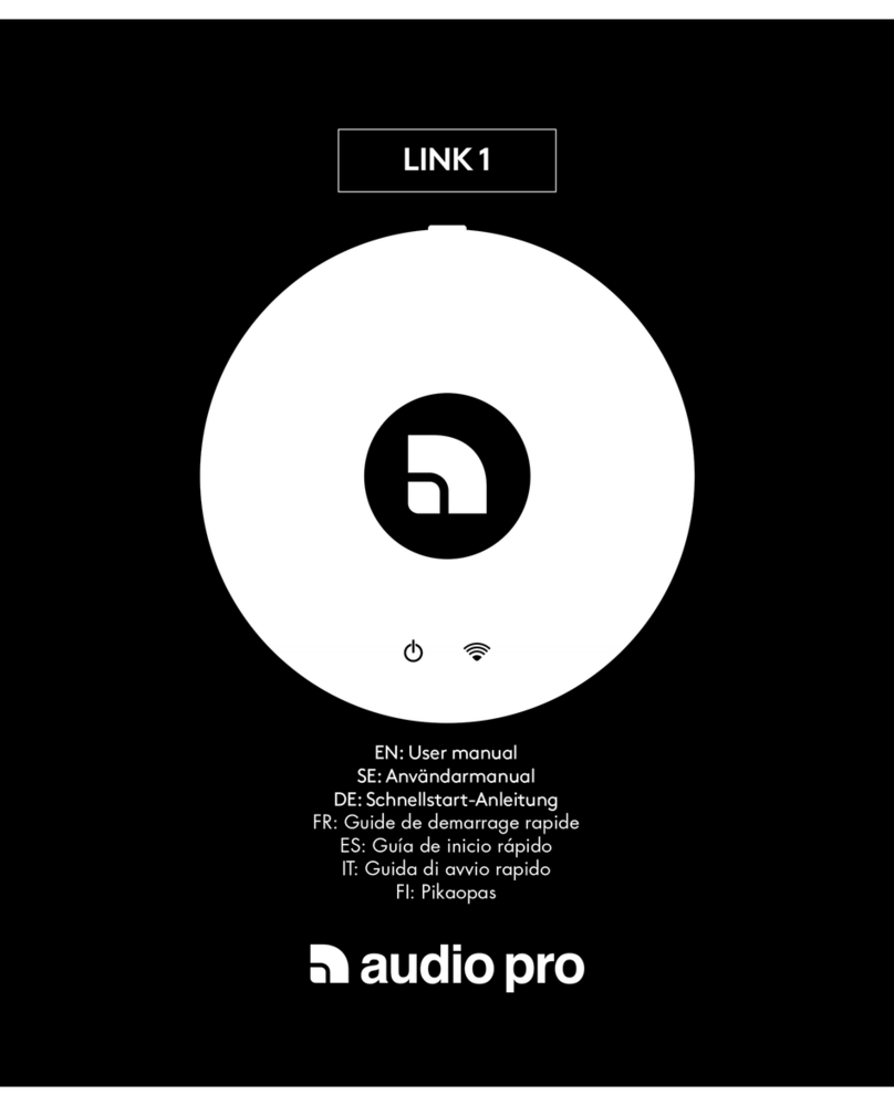 Audio Pro LINK 1 user manual