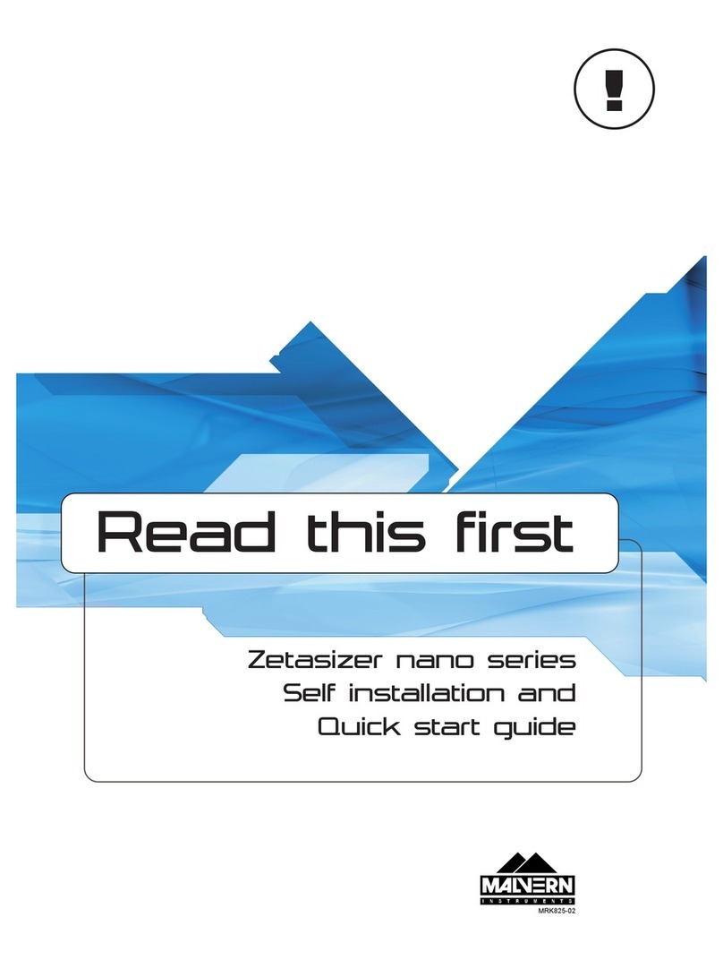 Malvern Zetasizer Nano Series User manual