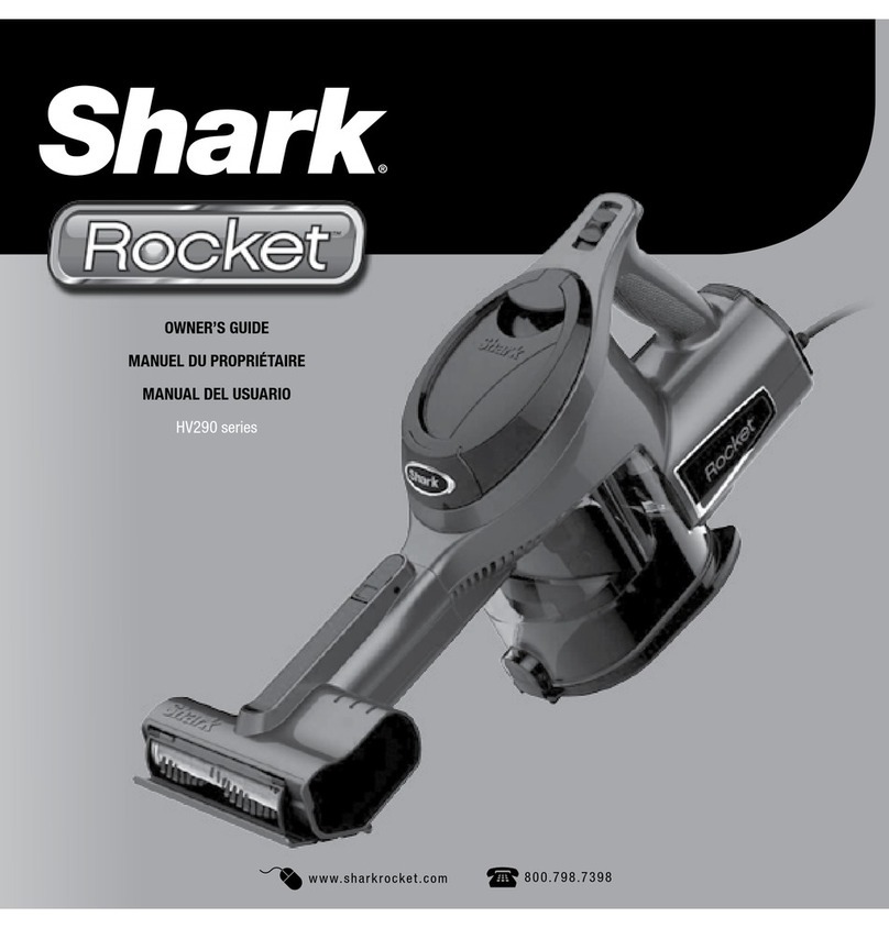 Shark Rocket HV290 series User manual