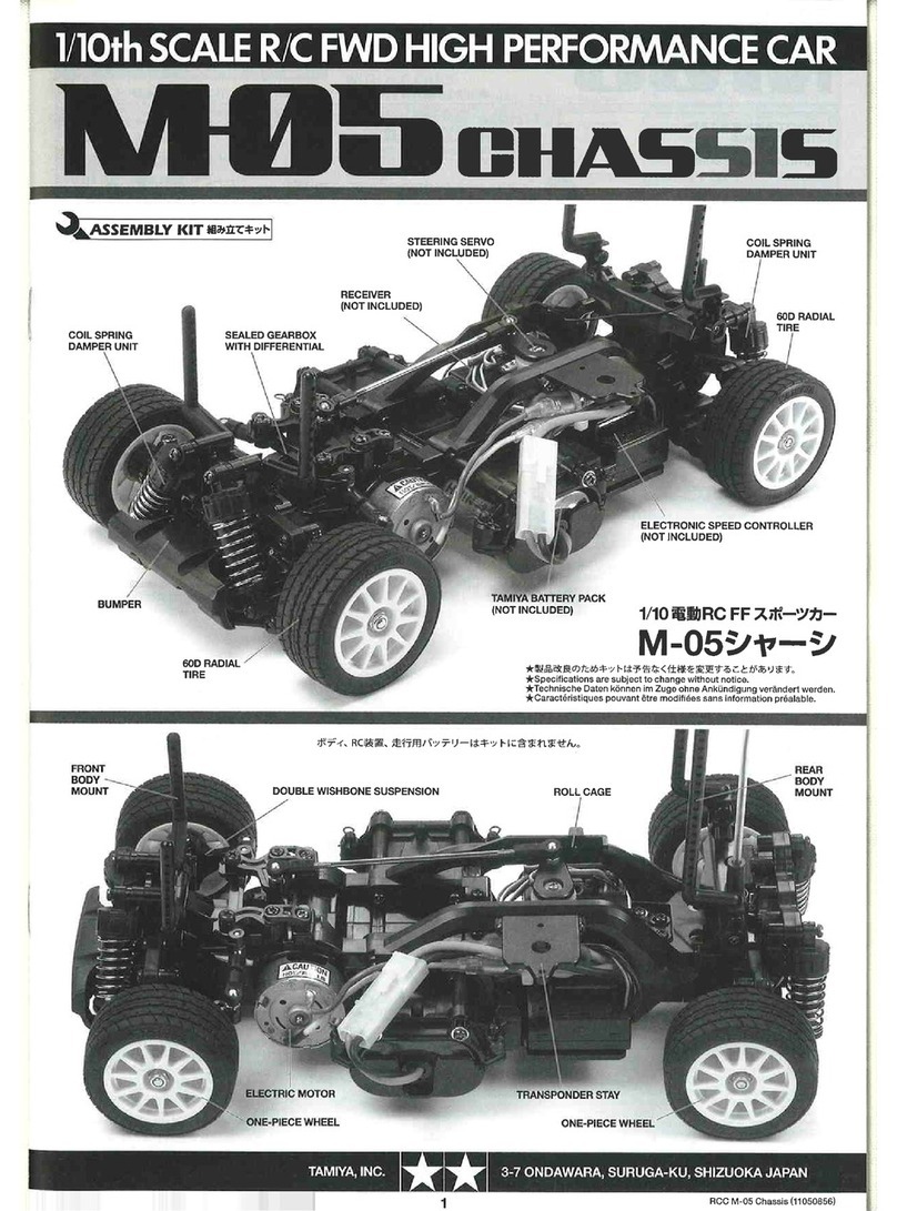 Tamiya M-05 user manual