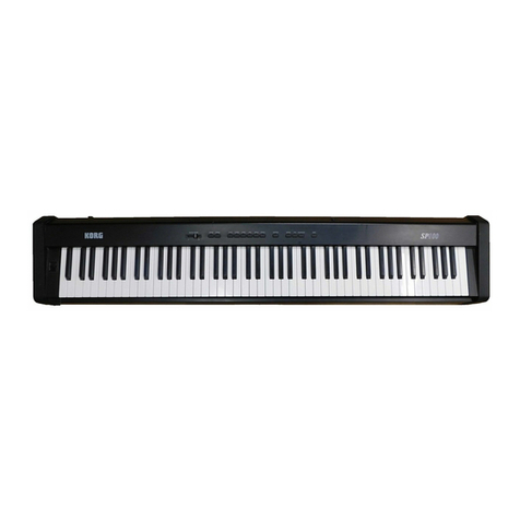 Korg SP-100 User manual