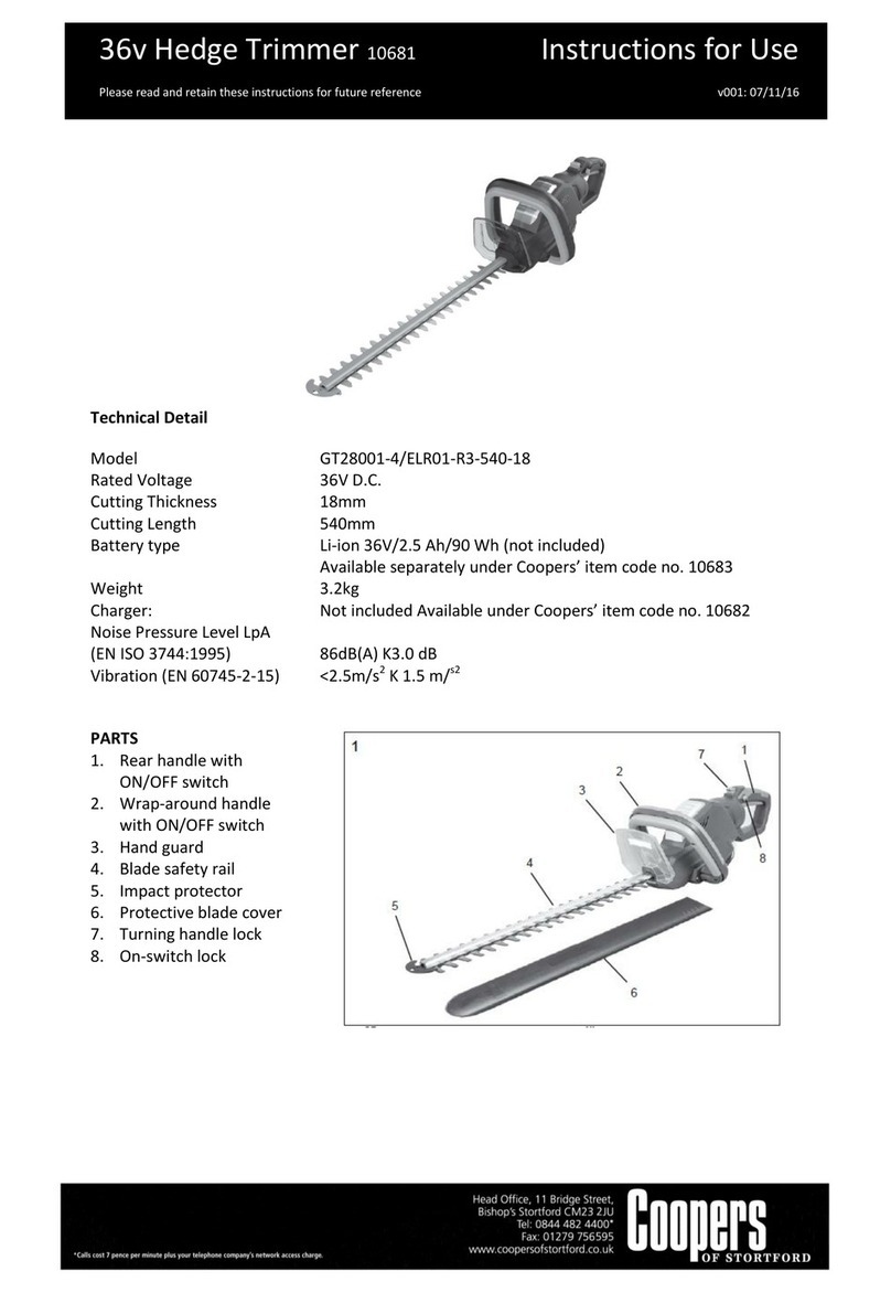 Coopers GT28001-4/ELR01-R3-540-18 Instructions for use
